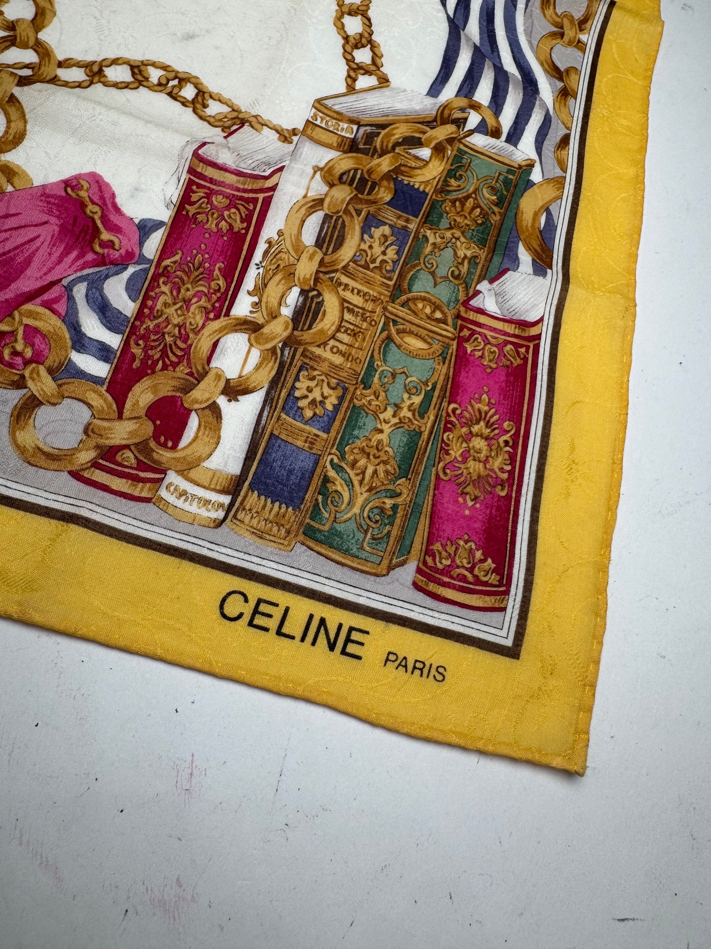 Vintage Celine Baroque Scarf