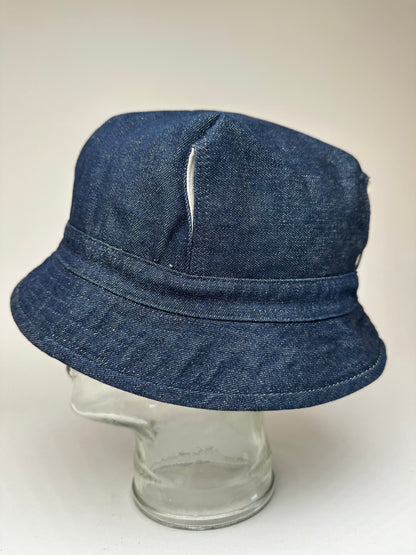 Vintage Issey Miyake Denim Hat M Blue