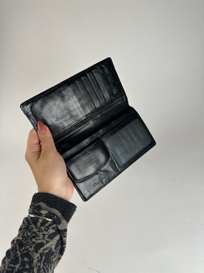 Vintage Dior Leather ID holder black