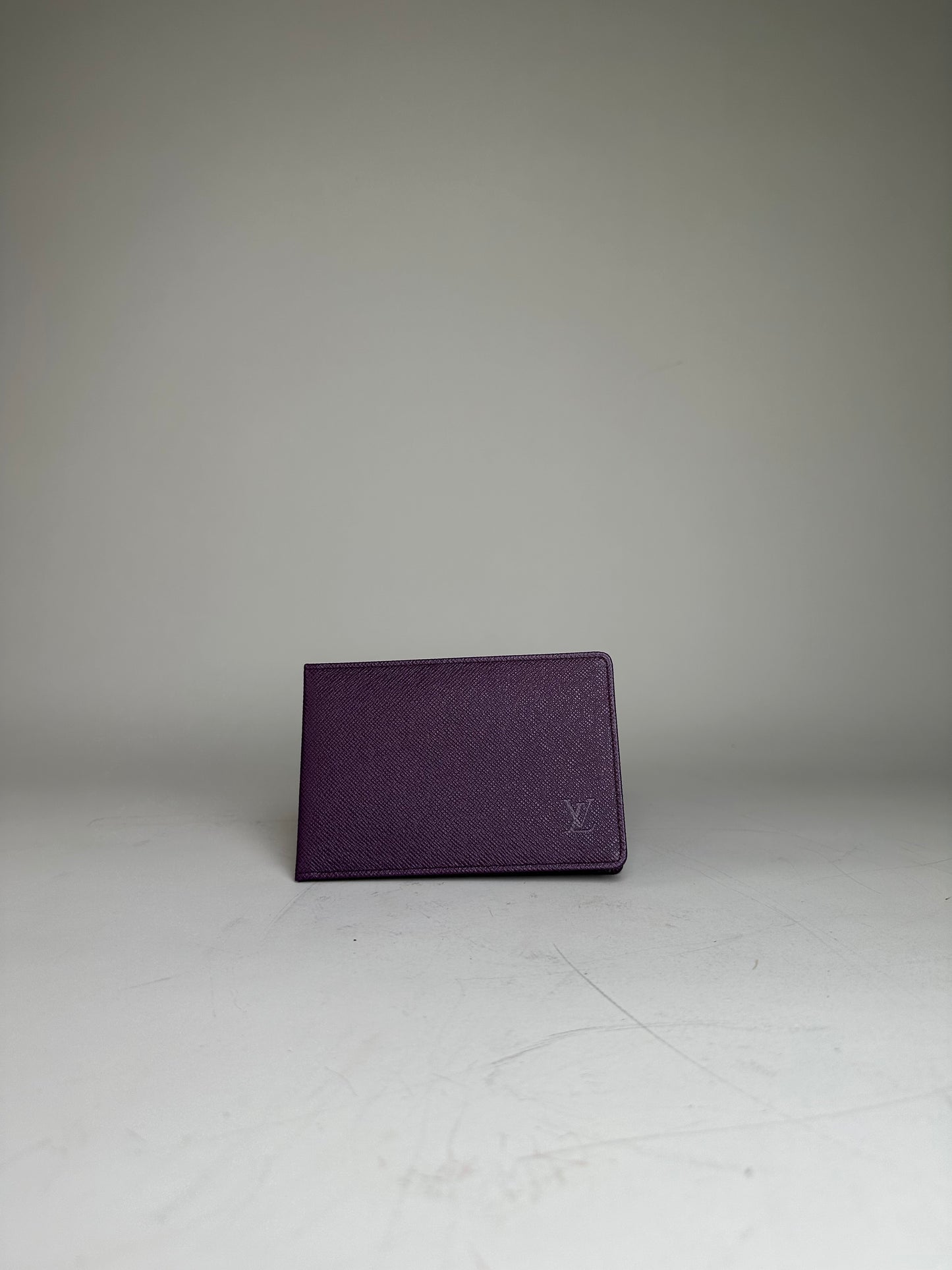 Vintage Louis Vuitton Epi Leather Card Holder Purple