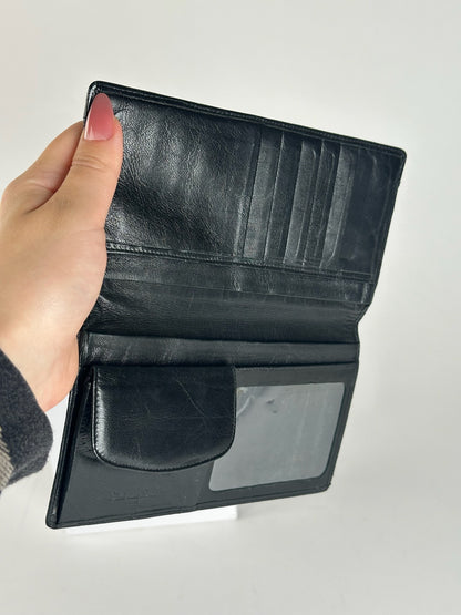 Vintage Dior Leather ID holder black