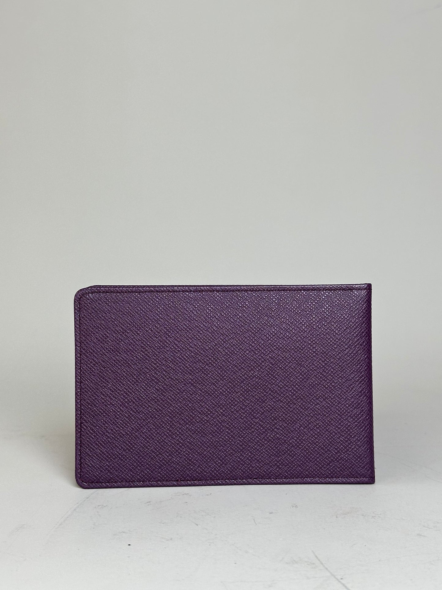 Vintage Louis Vuitton Epi Leather Card Holder Purple