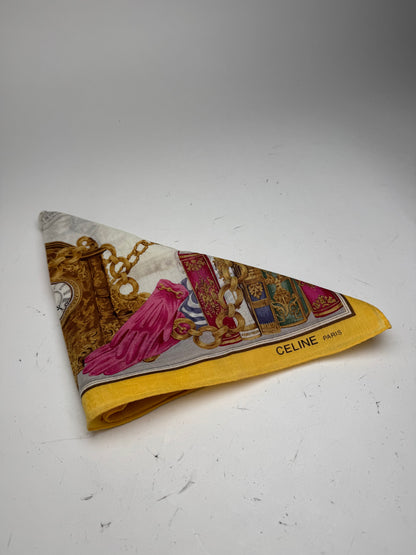 Vintage Celine Baroque Scarf