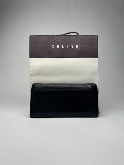 Vintage Celine Paris Leather wallet black