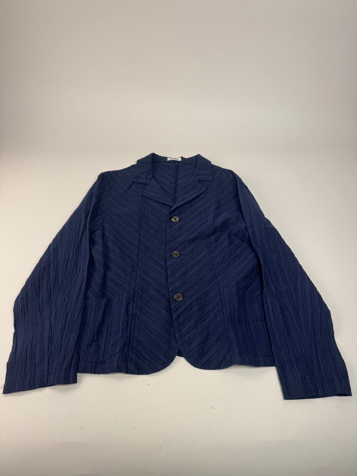 Vintage Issey Miyake Mini Coat Navy M