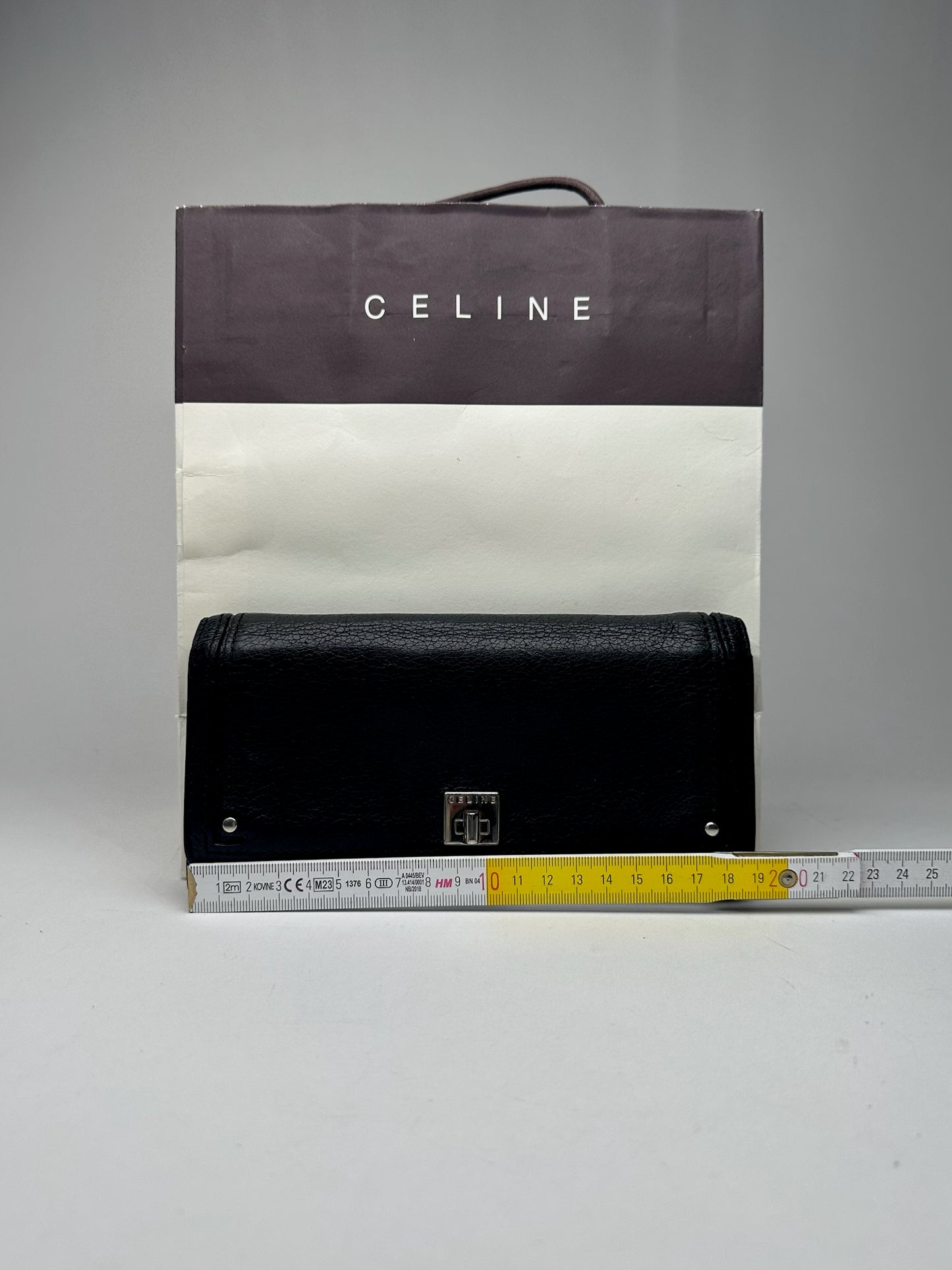 Vintage Celine Paris Leather wallet black