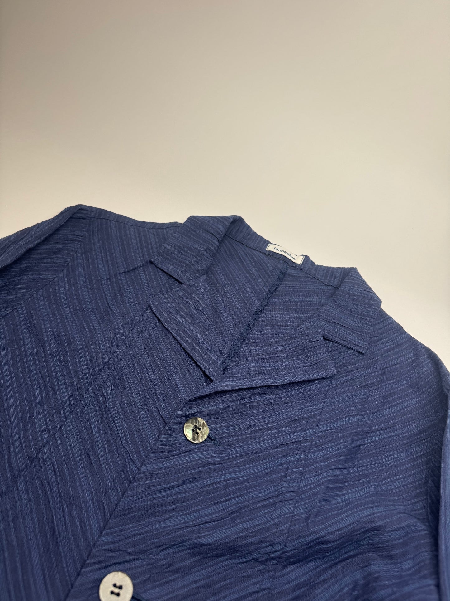 Vintage Issey Miyake Mini Coat Navy M