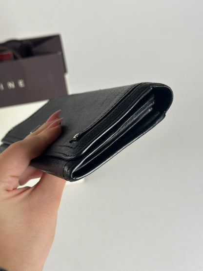 Vintage Celine Paris Leather wallet black
