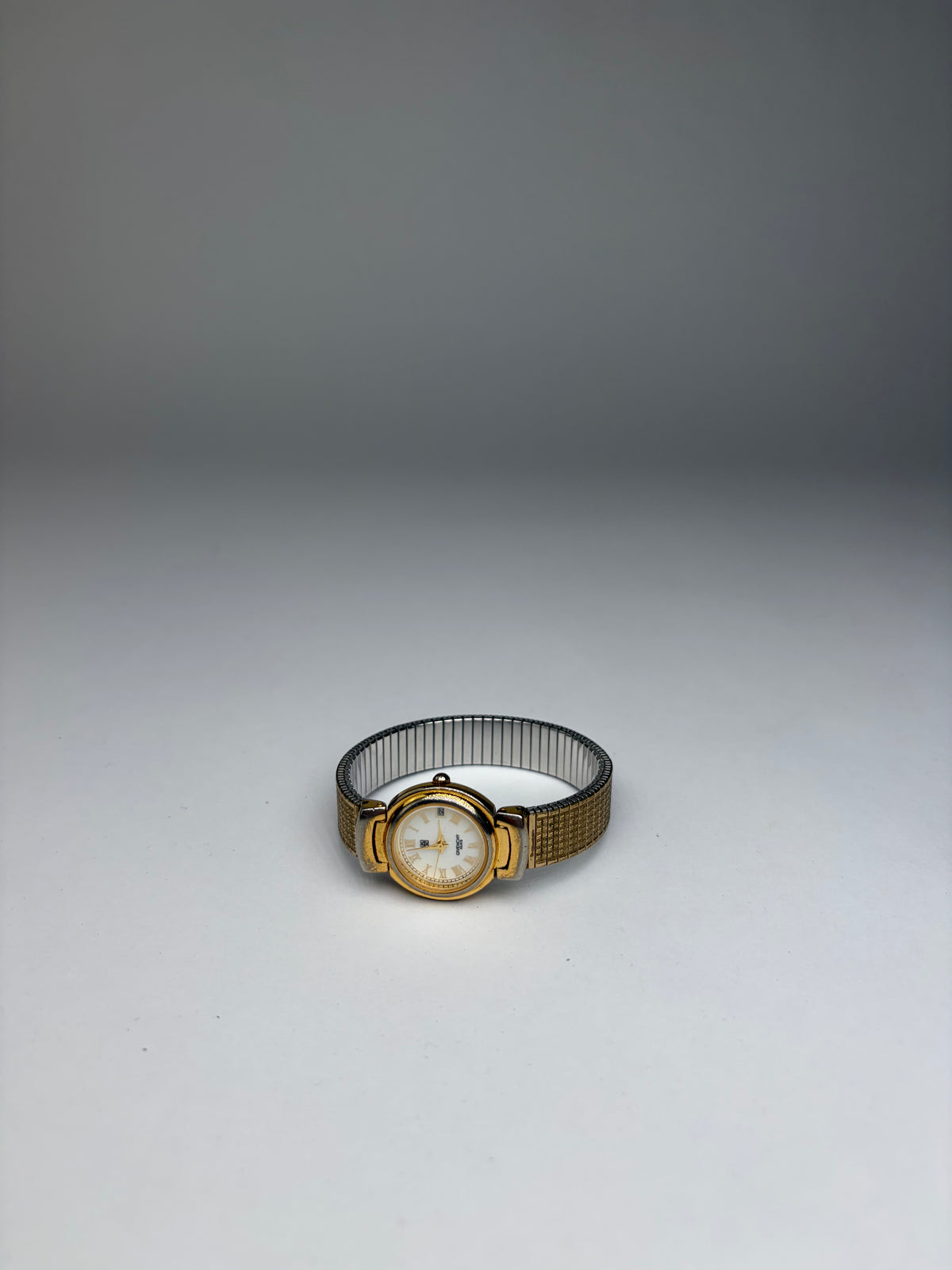 Vintage Givenchy Ladies' Bracelet Watch c. Late 1980s Gold White