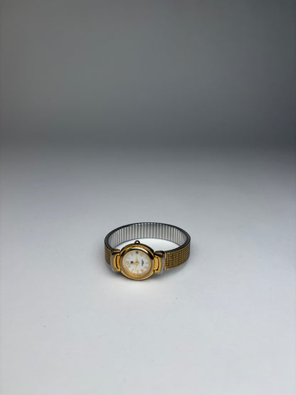 Vintage Givenchy Ladies' Bracelet Watch c. Late 1980s Gold White