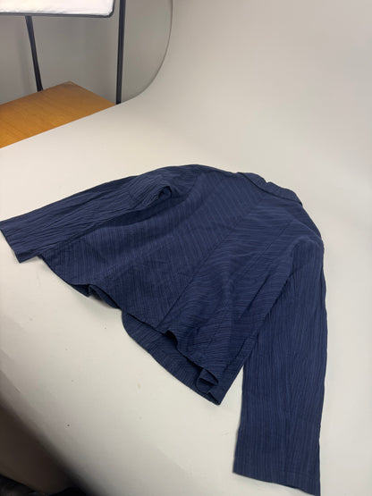 Vintage Issey Miyake Mini Coat Navy M