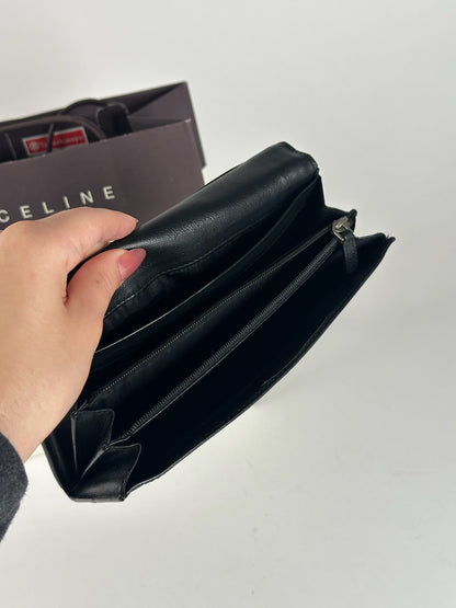 Vintage Celine Paris Leather wallet black