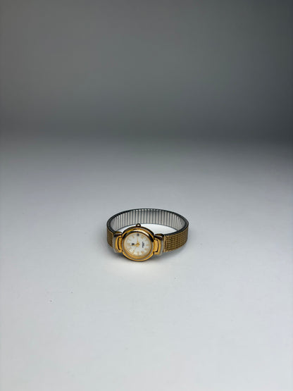 Vintage Givenchy Ladies' Bracelet Watch c. Late 1980s Gold White