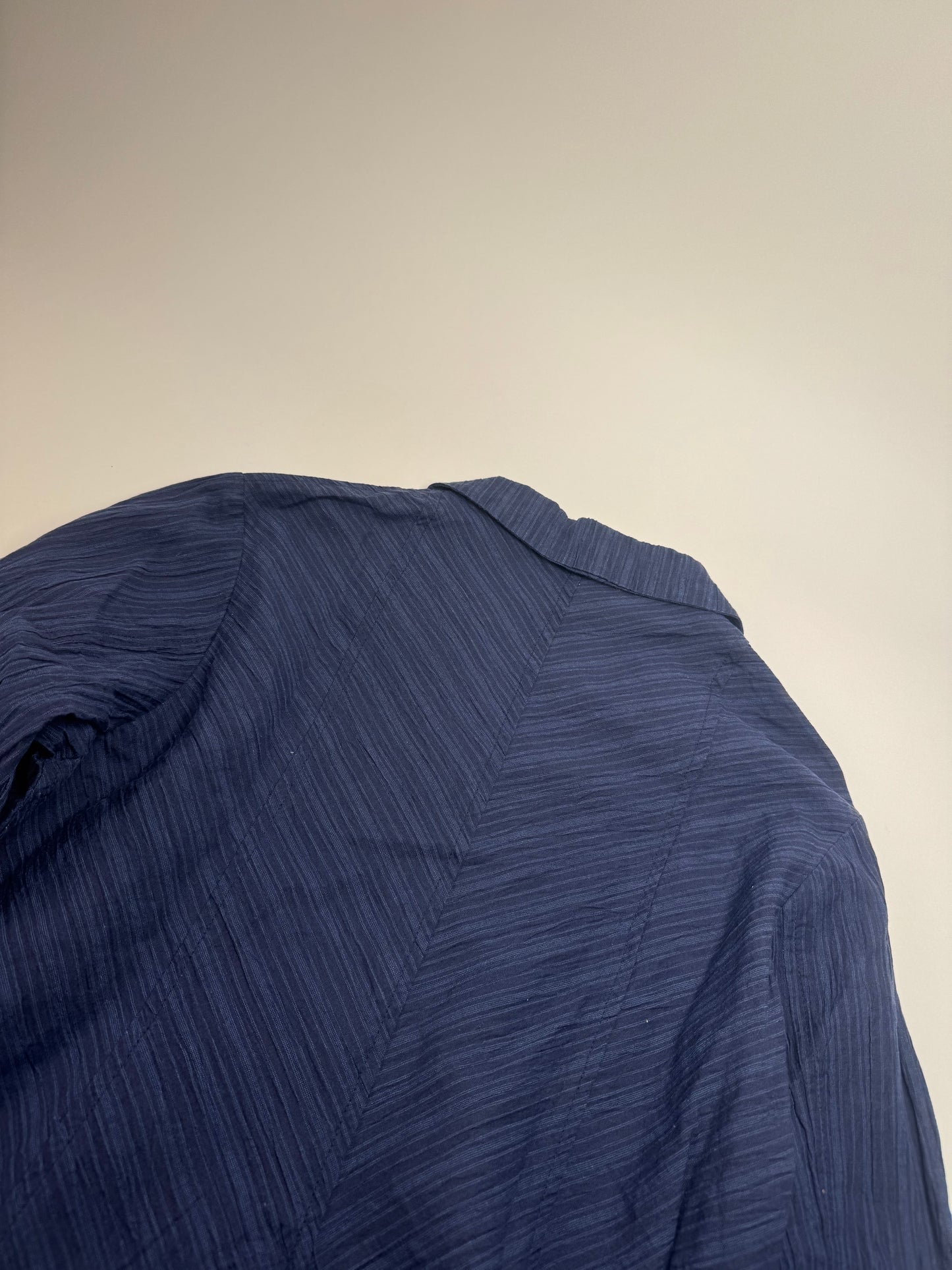 Vintage Issey Miyake Mini Coat Navy M