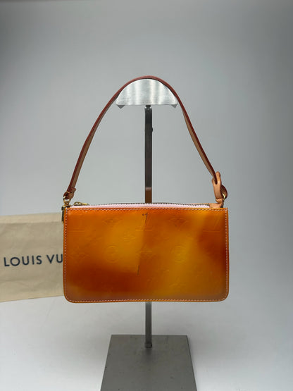 Vintage Louis Vuitton Vernis Leather Baguette Bag Mango