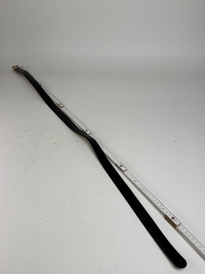 Vintage Dior Leather Belt Black
