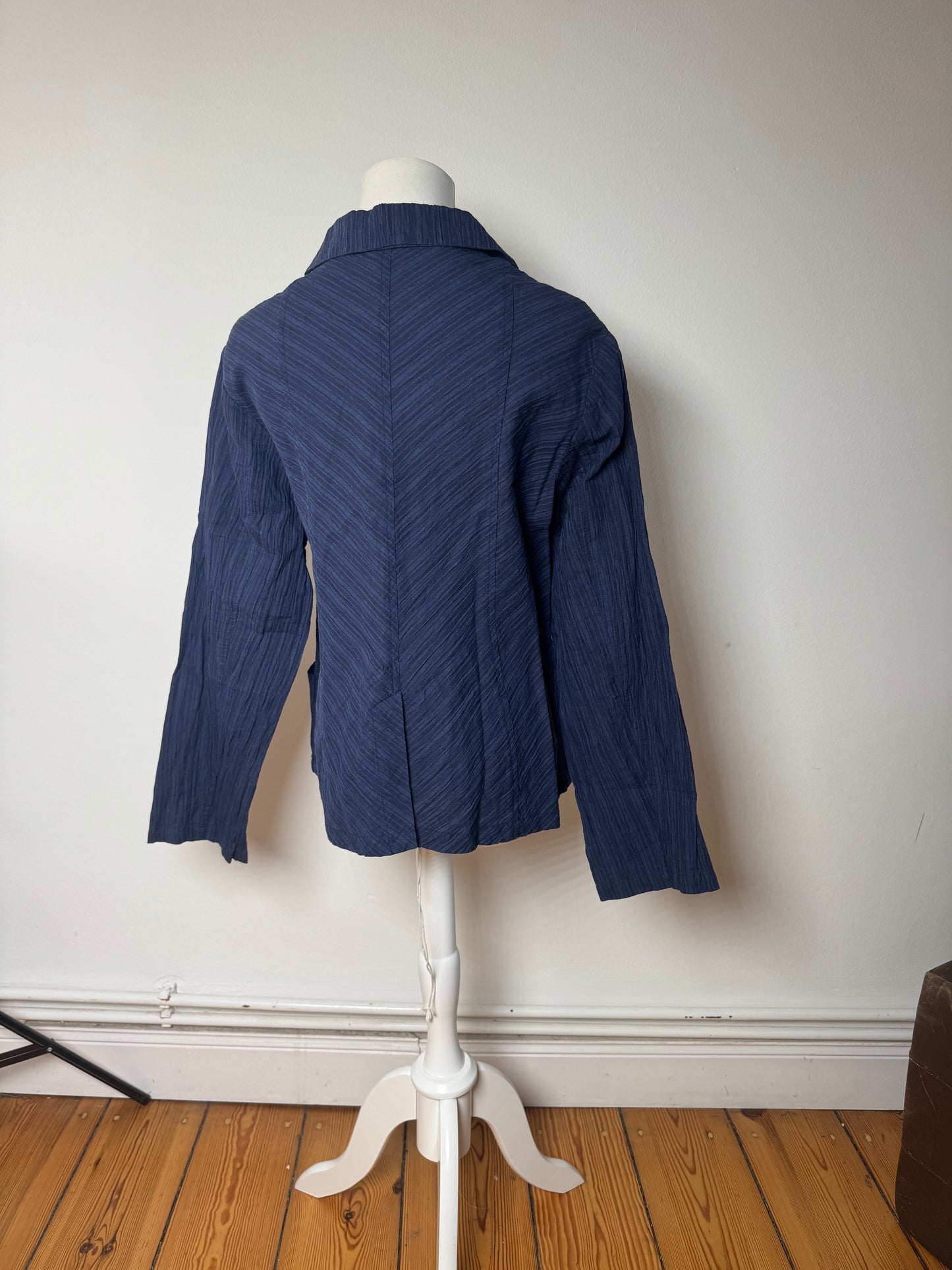 Vintage Issey Miyake Mini Coat Navy M