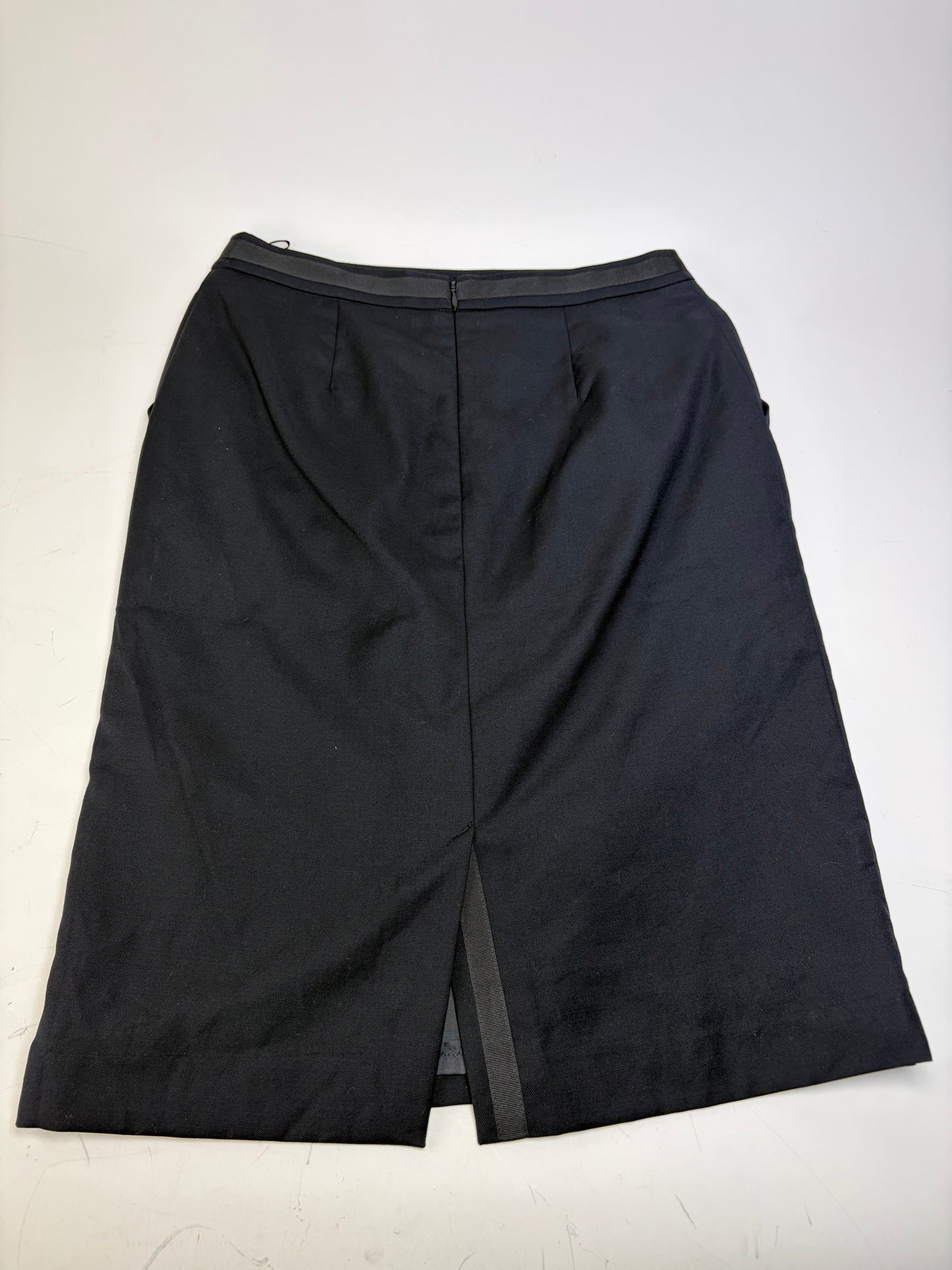 Vintage Cartier Tailored Skirt Suit Black S