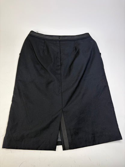 Vintage Cartier Tailored Skirt Suit Black S