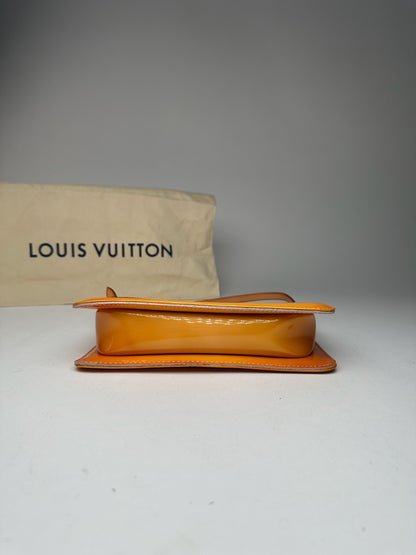 Vintage Louis Vuitton Vernis Leather Baguette Bag Mango