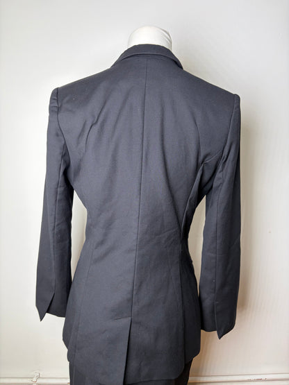 Vintage Cartier Tailored Skirt Suit Black S