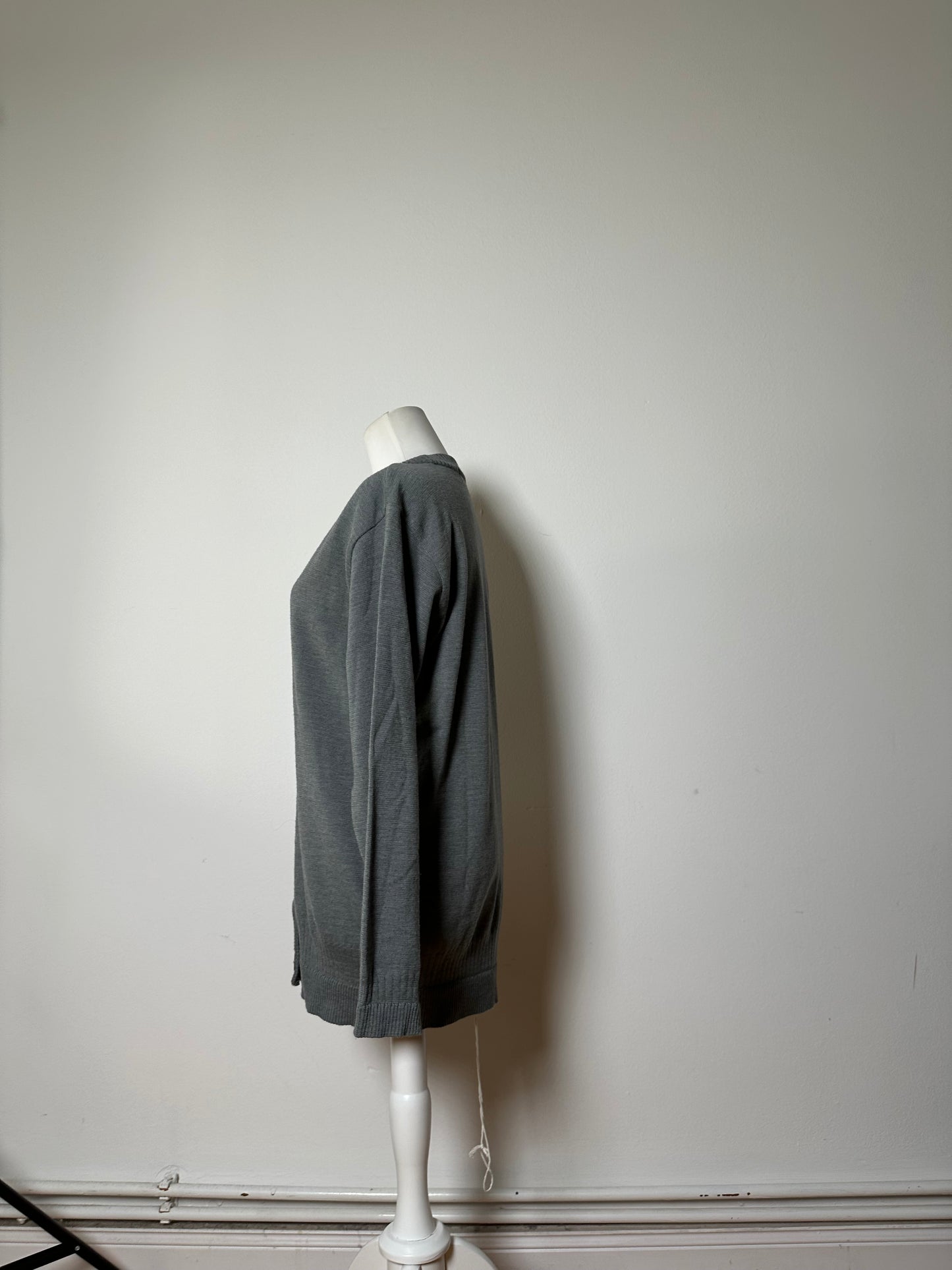 Vintage Chloe Cotton Cardigan Grey L
