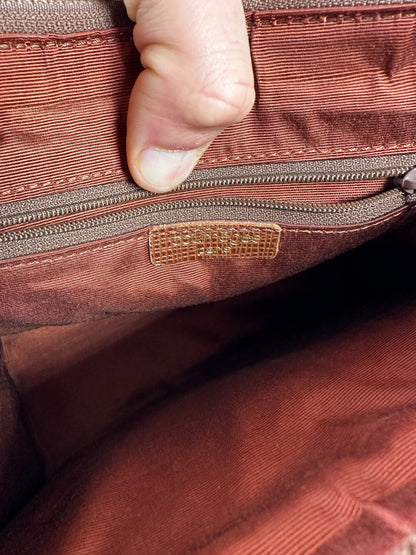 Vintage Courreges 2Way Leather Bag Brown
