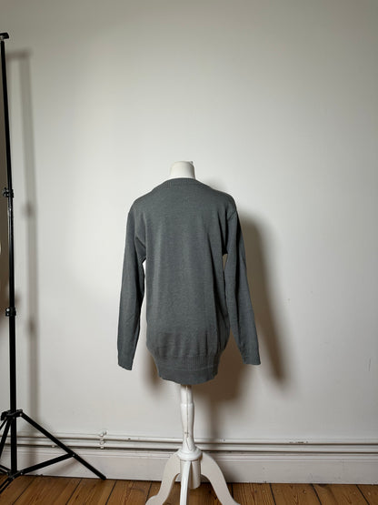 Vintage Chloe Cotton Cardigan Grey L