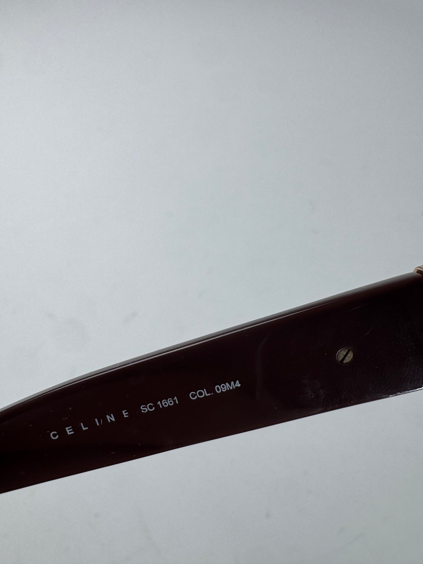 Vintage Celine Paris Triomphe Logo Sunglasses Purple