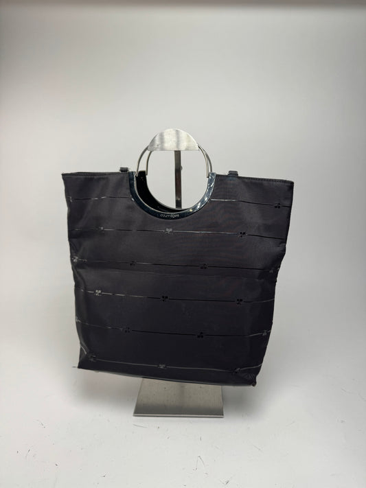 Cabas Courrèges Monogramme Vintage Noir