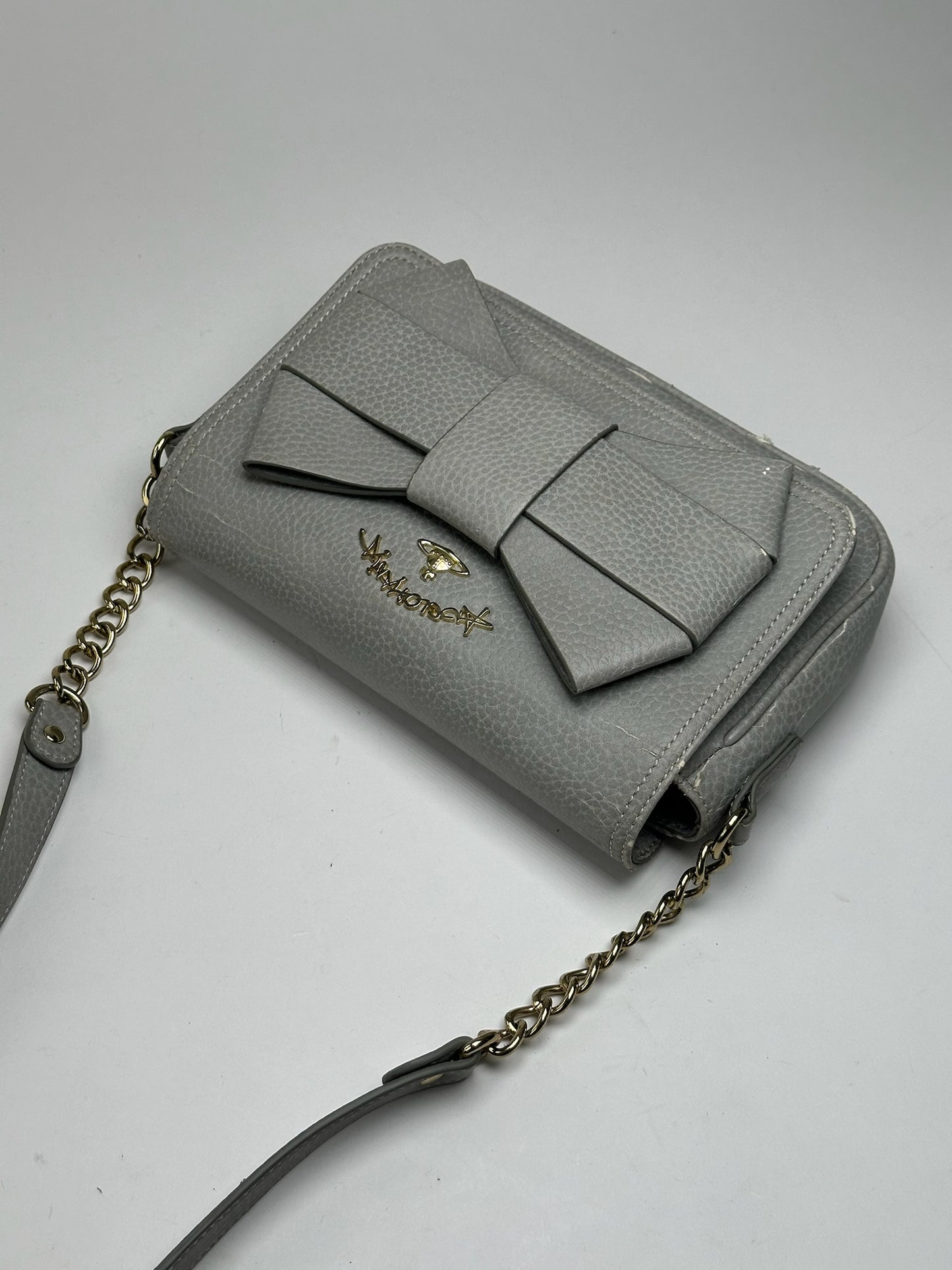 Vintage Vivienne Westwood Vegan Leather Bag Grey