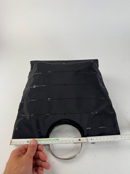 Vintage Courreges Monogramm Shopper Black