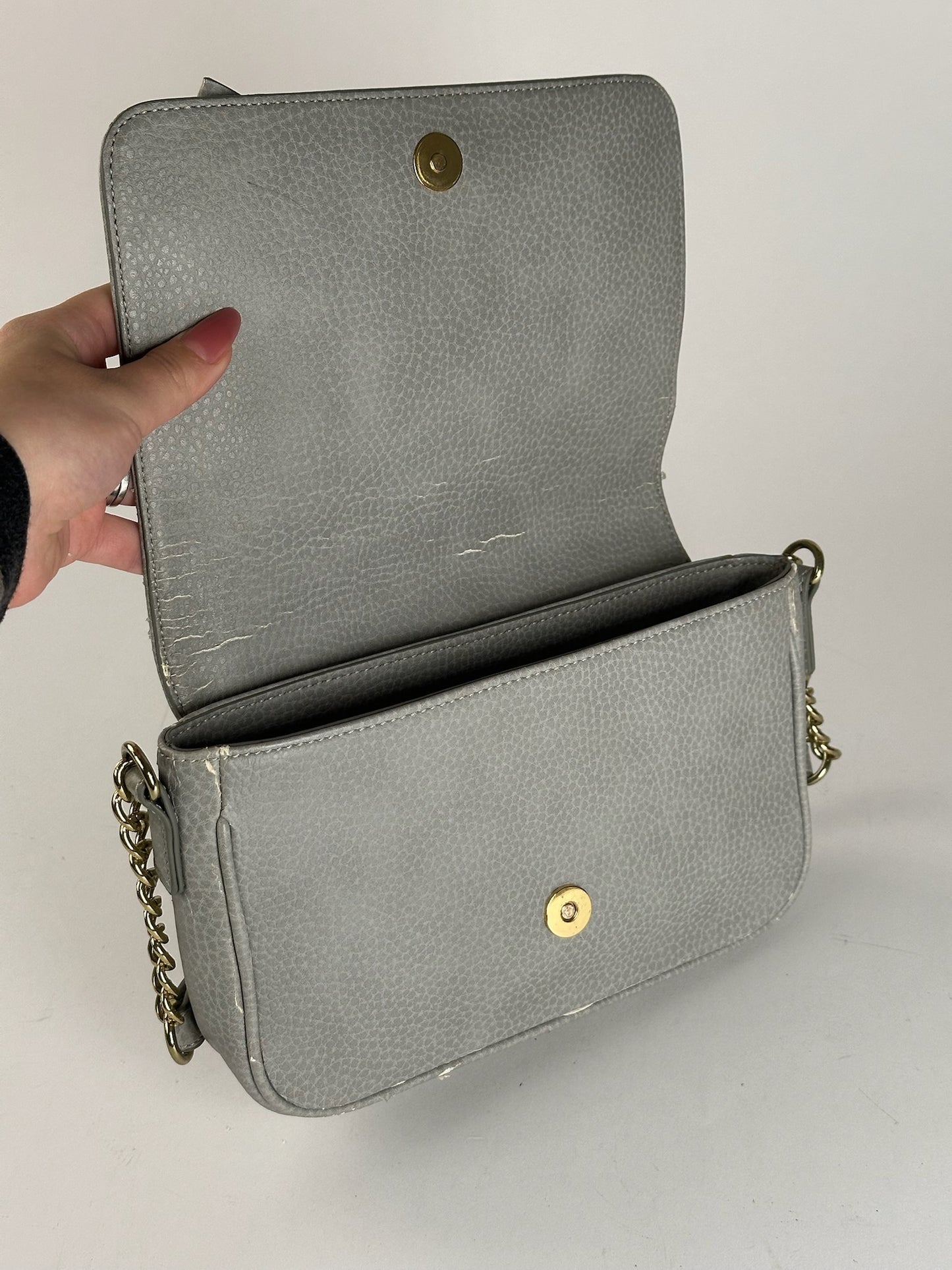 Vintage Vivienne Westwood Vegan Leather Bag Grey