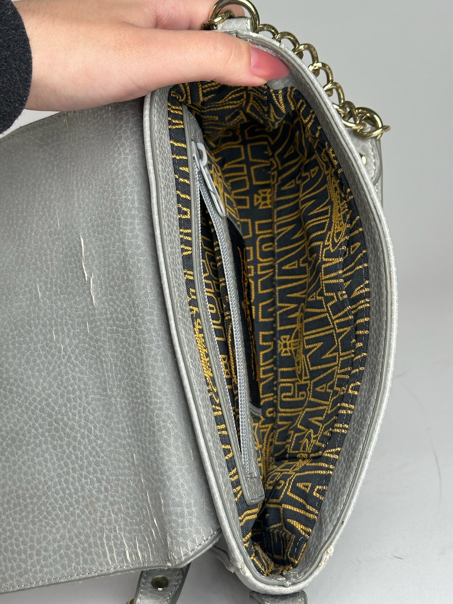 Vintage Vivienne Westwood Vegan Leather Bag Grey