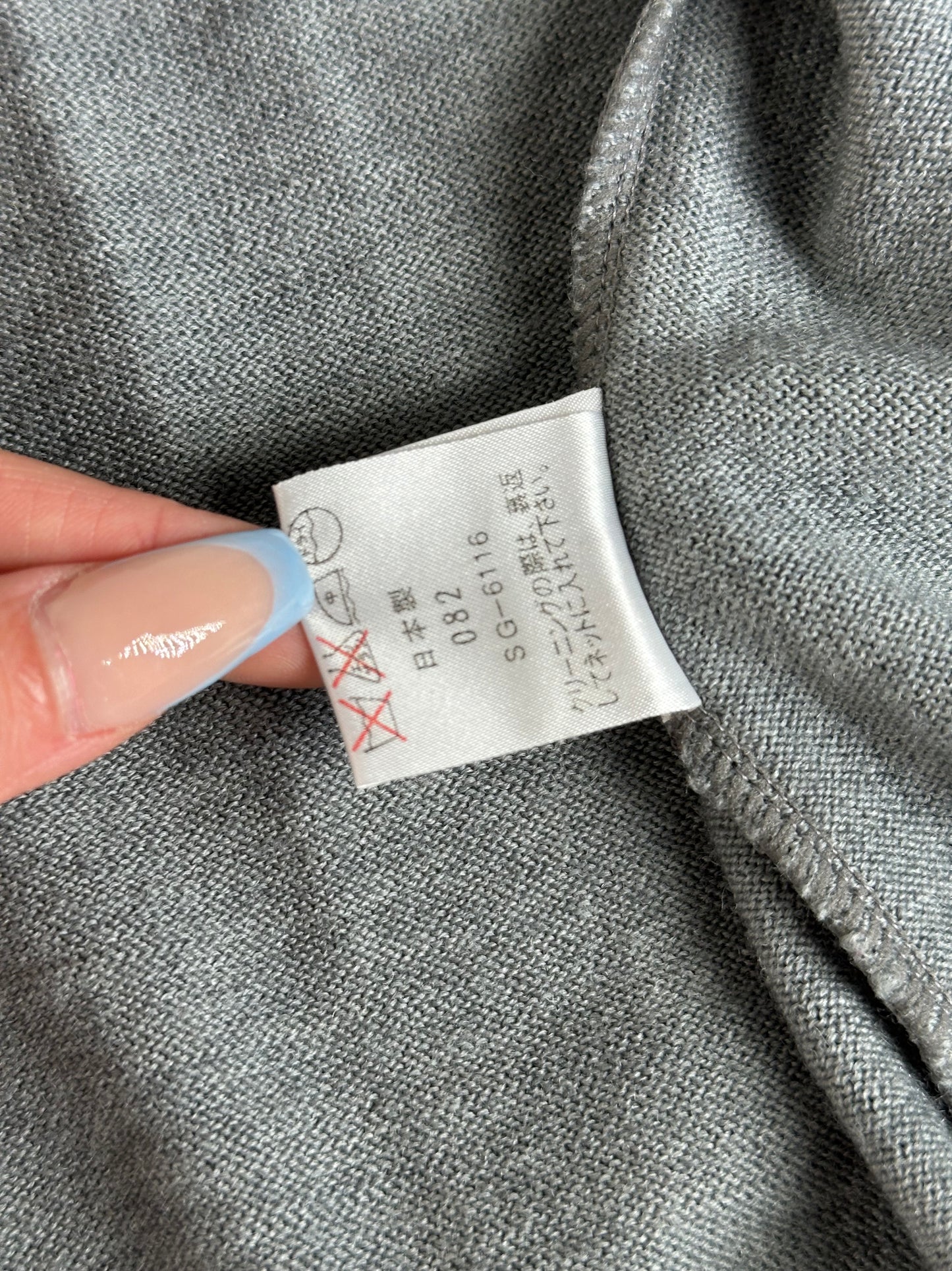 Vintage Chloe Cotton Cardigan Grey L