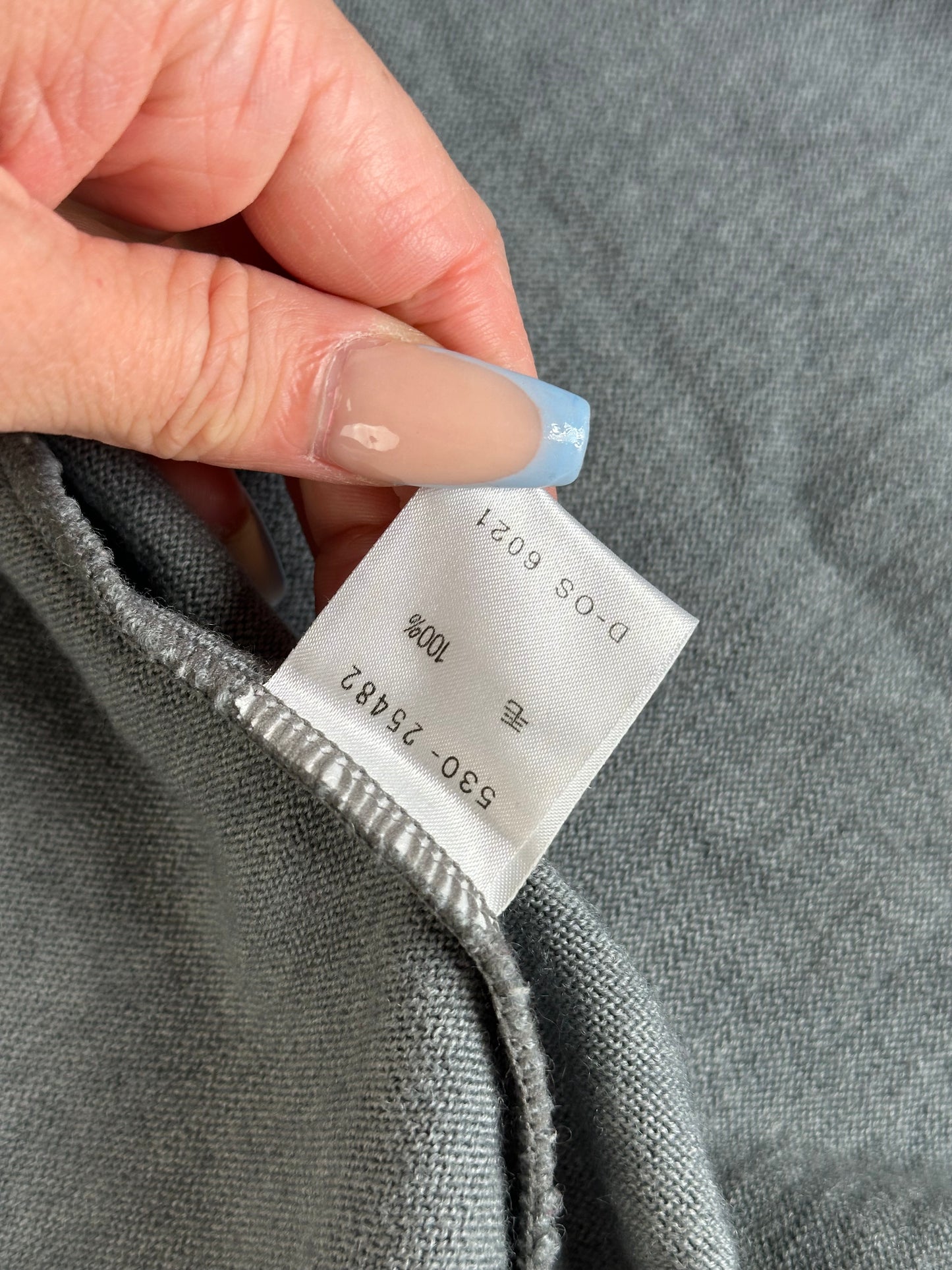 Vintage Chloe Cotton Cardigan Grey L