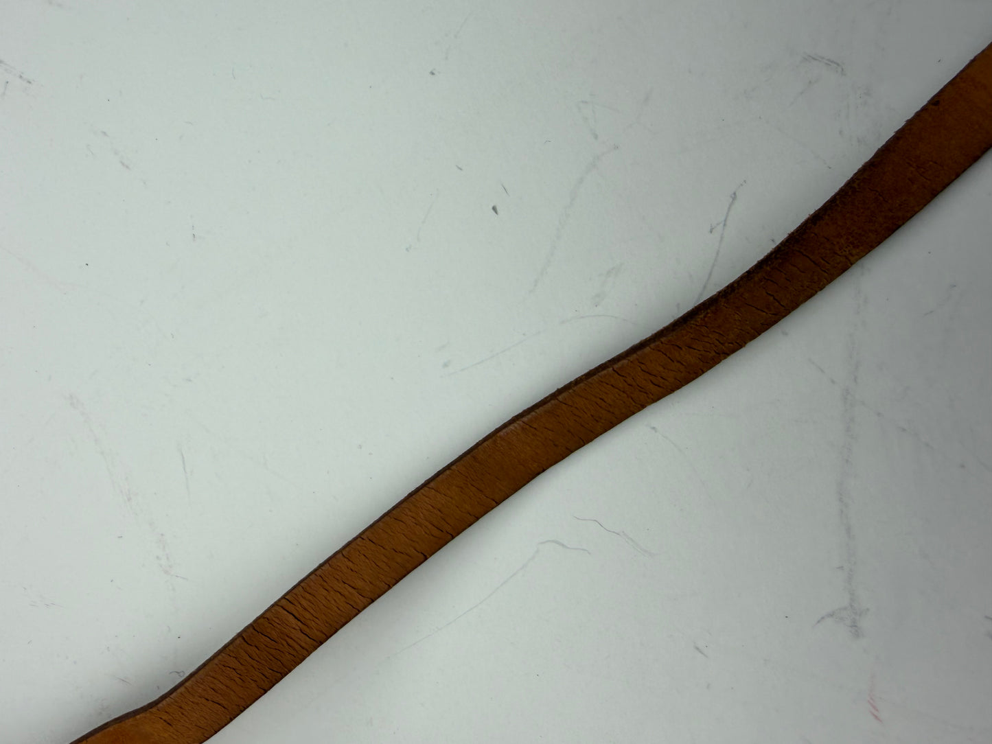 Vintage Louis Vuitton Leather Logo Belt Tan Gold