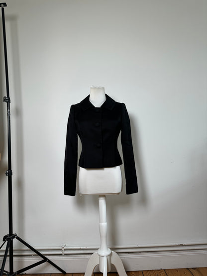 Vintage Chloe Textured Jacket Black S