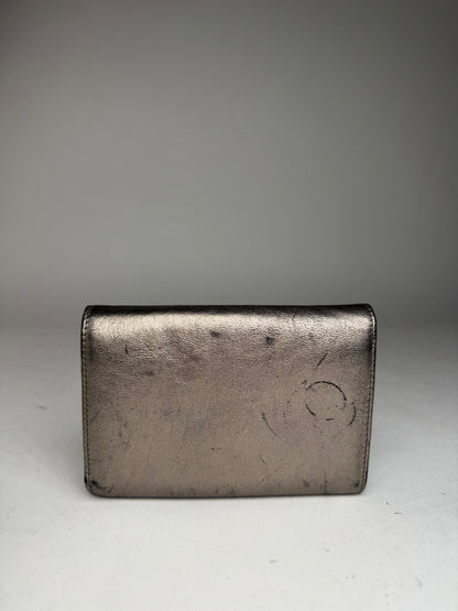 Vintage Vivienne Westwood Leather Wallet Silver