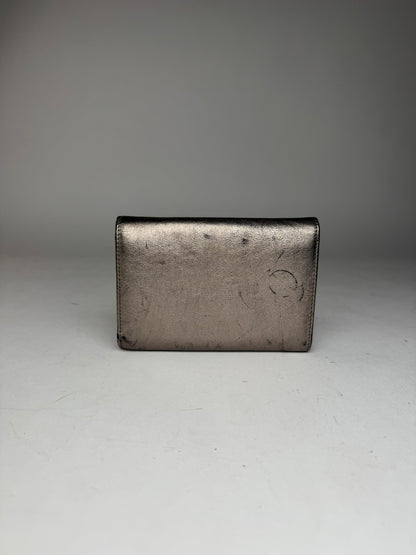 Vintage Vivienne Westwood Leather Wallet Silver