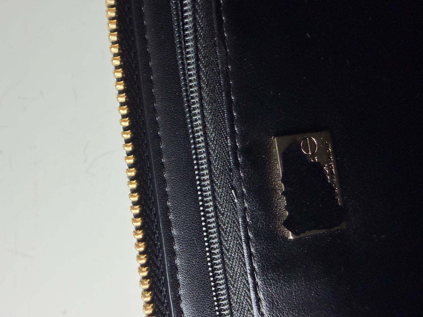 Vintage Vivienne Westwood Textured Leather Wallet Pink White Gold
