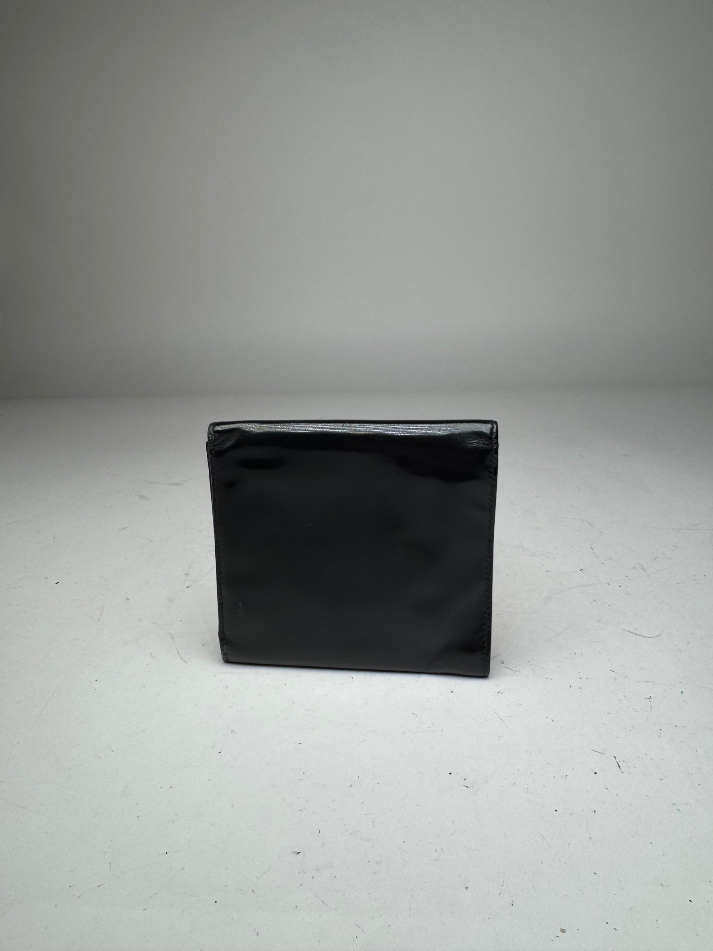 Vintage Gucci Patent Leather Wallet Black