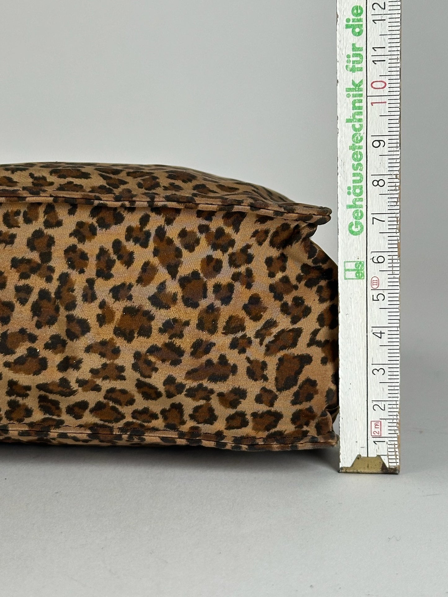 Vintage Bottega Veneta Canvas Bag Leopard