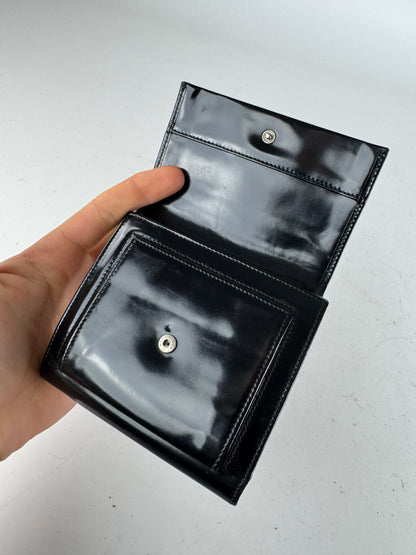 Vintage Gucci Patent Leather Wallet Black