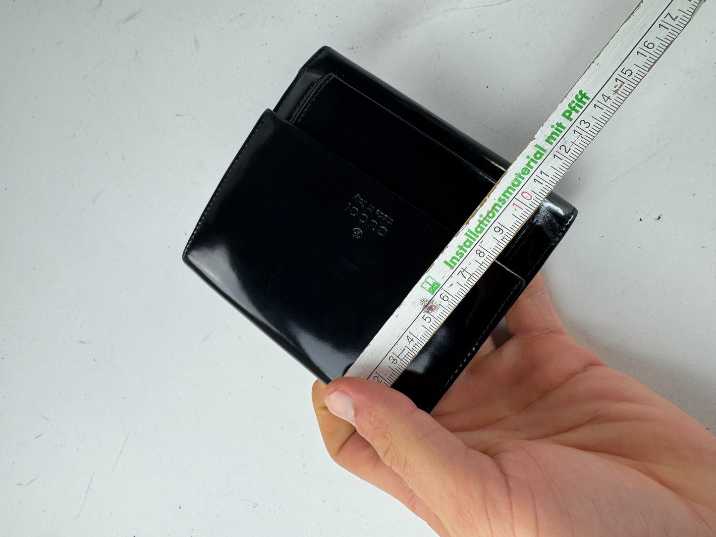 Vintage Gucci Patent Leather Wallet Black