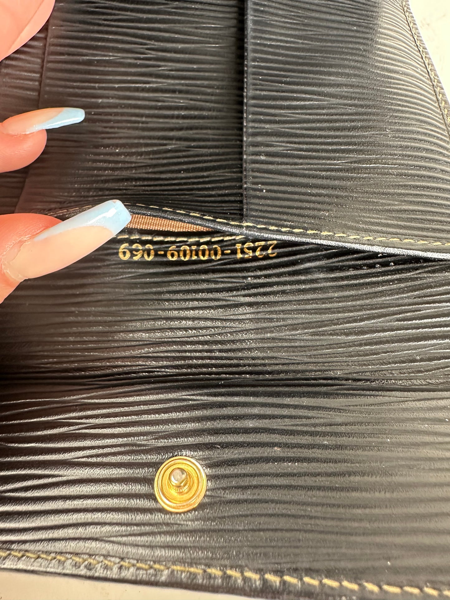 Vintage Fendi FF Monogram Canvas Wallet Brown Black