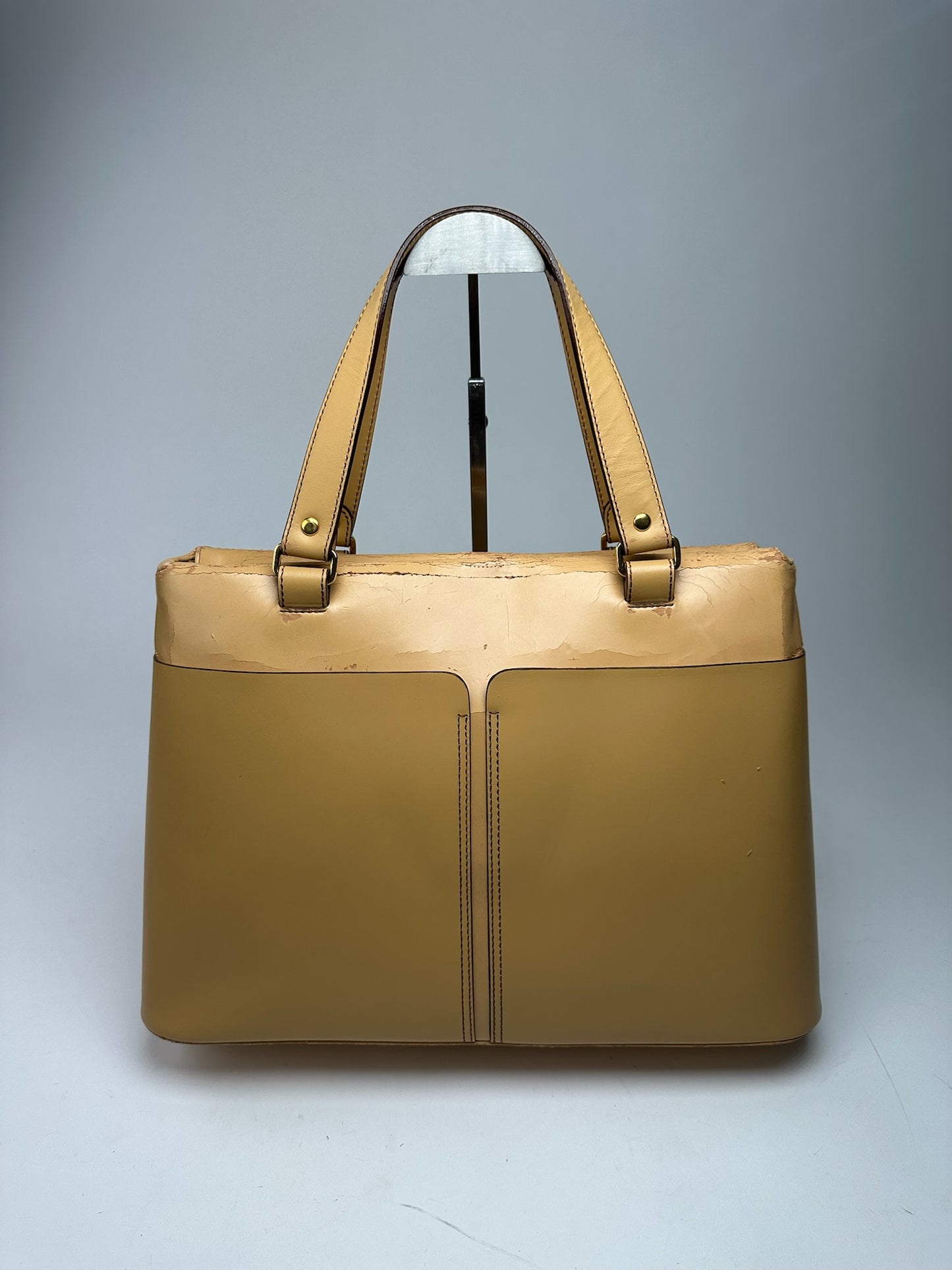 Vintage Chloe Leather bag beige brown