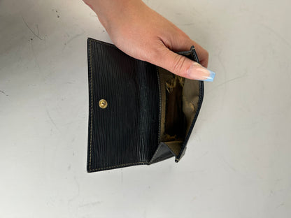 Vintage Fendi FF Monogram Canvas Wallet Brown Black
