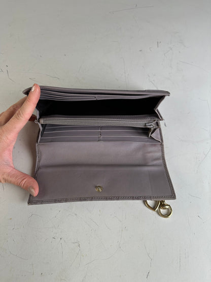 Vintage Gucci GG Monogram Coated Canvas Wallet Light Purple