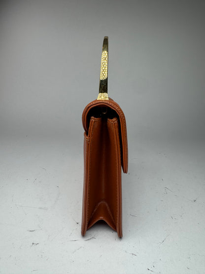 Sac vintage Givenchy 4G en cuir marron